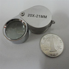 Magnifier glasses 10x 20x 30x Jewelry Magnifying Glass 21mm Folding Magnifier Loupe for Jewelry Coins Stamps Antiqu 2024 - buy cheap