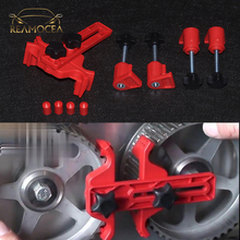Reamocea 1 Set Red Car Camshaft Engine Timing Sprocket Gear Locking Dual Cam Clamp Tool Kit for VW Golf Mazda Hyundai Peugeot 2024 - buy cheap