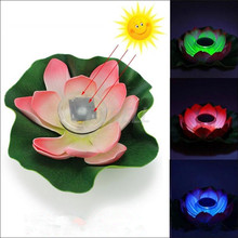 Outdoor Pond Waterproof Solar Lights LED Lotus Lamp Wholesale Solar Pond Aquarium Landscape Floating Lighting Solar Night Lights 2024 - buy cheap