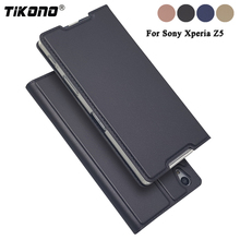 TIKONO For Sony Xperia Z5 Case Sony Xperia Z5 Cover Leather Stand Flip Cover Magnet Case For Sony Xperia Z5 Phone Bags & Cases 2024 - buy cheap