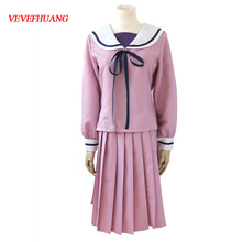 VEVEFHUANG-uniforme escolar de marinero, traje de vestuario, Cosplay, Anime Yukine Iki Hiyori 2024 - compra barato
