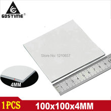 1PCS 100 x 100 x 4mm White Silicon Heatsink Cooling Conductive GPU CPU Chipset Thermal Pad 2024 - buy cheap