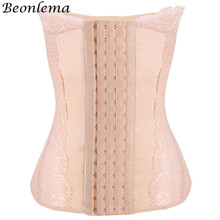 Beonlema Women Girdles Belly Slimming Belt Post Partum Body Shaper Steel Boned Body Shaping Faja Waist Trainer Plus Size 2024 - buy cheap