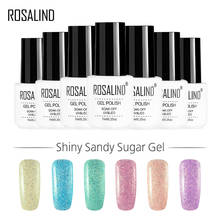 ROSALIND Gel 1S Nail Gel Polish 7ml Shiny Sandy Sugar Gel Lacquer UV  For Nail Art Manicure Soak off Semi Permanent Gel Lacquer 2024 - buy cheap