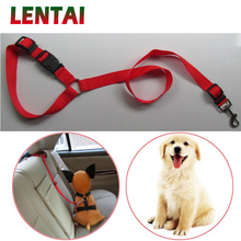 LENTAI For Toyota corolla 2008 Fiat 500 punto Saab Mini cooper Lifan 1PC Car Pet Rear Seat Belts Cat Dog Safety Traction String 2024 - buy cheap