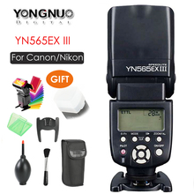 Вспышка YONGNUO YN-565EX YN565EX III TTL для Nikon D7500 D7200 D7100 D5600 Canon 500D 550D 600D DSLR камеры 2024 - купить недорого