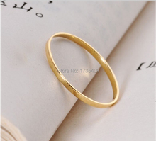 Кольцо AU750 с желтым золотом/кольцо Lucky для мужчин и женщин/размер США 8 2024 - купить недорого