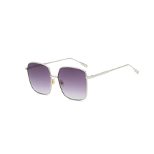 FENCHI женские солнцезащитные очки в оправе, фирменный дизайн, винтажные, поддельные, негабаритные, квадратные, классические, женские, металлические очки Oculos de sol 2024 - купить недорого