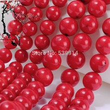 Round Red Coral Beads 3MM 4MM 5MM 6MM  8MM 9MM Natural Handmade Fashion Jewelry Beads For Jewelry Making Diy Bracelet Necklace 2024 - buy cheap