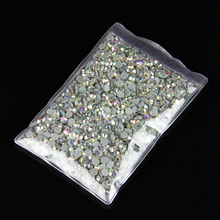 100bag/lot Crystal AB  SS16 Crystal DMC Hot Fix Rhinestone Crystal Loose Strass Rhinestone for clothes bags accessaries 2024 - buy cheap