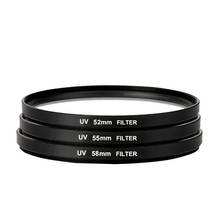 UV Ultra-Violet Lens Filter Protector 52/55/58/62/67/72/77/82mm For Canon for Nikon for Sony For Sigma FOR Pentax Camera 2024 - buy cheap