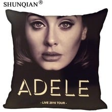 Funda de Cojín cuadrado ADELE, funda de almohada con cremallera (dos lados), tus fotos para almohada 2024 - compra barato