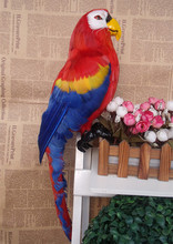 simulation cute colorful parrot 45x22x13cm model polyethylene&furs bird model home decoration props ,model gift d688 2024 - buy cheap