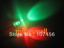 1000 pçs/lote 5 milímetros piscando vermelho/verde led flash LED(10000mcd)5 milímetros piscando vermelho/verde led 5mm light-emitting diode 2024 - compre barato