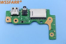 Placa de áudio original para x556uv usb, placa de áudio x556uv io 2024 - compre barato