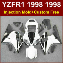 Personlize white black motorcycle fairings kit for YAMAHA 1998 1999 YZFR1 YZF R1 YZF1000 98 99 custom fairing parts R1 GLG5 2024 - buy cheap