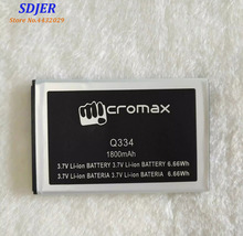 High Quality Original For Micromax Q334 Mobile Phone Lithium Battery 3.7V 1800mAh Batterie Accumulator Replacement 2024 - buy cheap