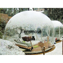 Надувная вечерние чная палатка для торжества, надувные Пузырьковые палатки для аренды, воздушная купольная палатка, наружная прозрачная верхняя беседка, садовая палатка 2024 - купить недорого