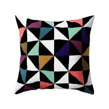 Funda de cojín geométrica colorida de estilo nórdico moderno, funda de almohada para sofá, decoración del hogar 2024 - compra barato