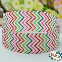 Color Stripe 22mm hair accessories one direction handmade accessories wholesale printed grosgrain Ribbon 50 yards 7/8" 2024 - buy cheap