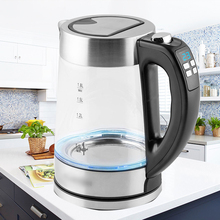 1.8L Glass electric kettle off Automatically glass anti-scalding temperature-controlled insulation electric kettle household 2024 - buy cheap