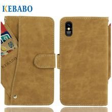 Leather Wallet Vertex Impress Calypso Case 5.5" Flip Vintage Leather Front Card Slots Cases Cover Business Phone Protective Bags 2024 - buy cheap