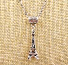 1Pcs New Fast delivery Fashion Eiffel Tower Charm Pendant Necklace For Women Girls Jewelry Gifts 2024 - buy cheap