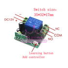 Sistema de interruptor de controle remoto sem fio dc 12v 1ch, interruptor momentâneo/alternância/ajustado, 10a 315/433 1 receptor e 2 transmissores - especificações