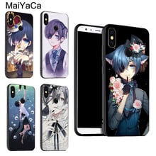 Kuroshitsuji ciel phantomhive caso para xiaomi redmi nota 11 pro 8 9 pro 10s 9s nota 10 pro capa para redmi 10 9 9t 9c 9a 2024 - compre barato