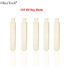 Okeytech-tira de Metal en blanco sin cortar para Honda Accord Fit Odyssey, 10 unids/lote, tipo remoto, #25 2024 - compra barato