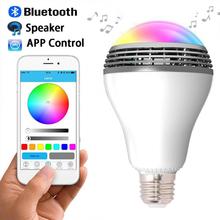 TOP E27 YTOM Speakers Bluetooth 4.0 Wireless Smart LED Audio Speaker Light Bulb Lamp For iPhone Android 110V - 220V speakers 2024 - buy cheap