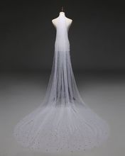 3M de largo Blanco/velo de novia color marfil con peine una capa Catedral real perla boda velo Veu de Noi EE708 2024 - compra barato