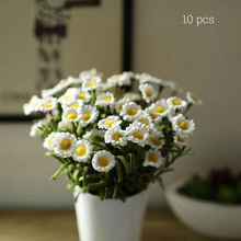5pcs PE Daisy Vintage Home decor stamens Real touch artificial flowers/plants for decorations for wedding vase bouquet 2024 - buy cheap