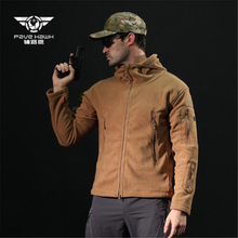 New Military Tactical Outdoor Softshell Fleece Jacket Men's Army Polartec Sportswear Thermal Hunting Hiking Sport Hoodie Jacket 2024 - buy cheap
