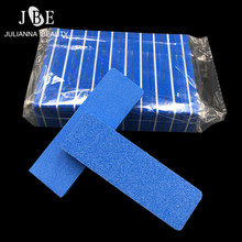 40pcs/lot Blue 9*3*1.2cm Buffer Washable Nail File Block For Nail Art Tip Sponge File UV Gel Nail Polish Manicure Salon Tool 2024 - buy cheap