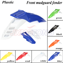 Fora da estrada frente paralama frente fender colorido capa de plástico para kayo bse 250cc sujeira pit bike mx motocross motocicleta 2024 - compre barato