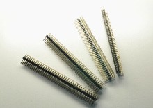 100pcs/lot  2.54mm Double Row Male 2X40 Copper RIGHT ANGLE  Pin Header Strip Good quality 2024 - buy cheap