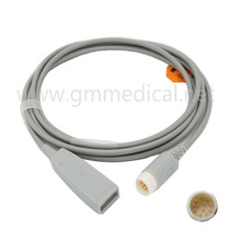 Compatible With Philips Medical OEM  M1669A  3-Lead ECG Trunk Cable Round 12PIN AAMI & IEC Label Included. 2024 - buy cheap