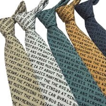 Carta Homens Gravata 2019 Dos Homens Skinny Tie Ties Gravata Para Os Homens de Negócios de Casamento 7 centímetros Gravata Moda Homem Roupas acessórios camisa 2024 - compre barato