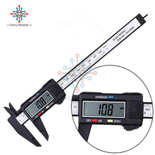 150mm 6 inch LCD Digital Electronic Carbon Fiber Vernier Caliper Gauge Micrometer Measuring Tool 2024 - buy cheap