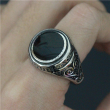 Size 8~13 Classical Round Black Ring 316L Stainless Steel Mens Band Party Loves Ring 2024 - buy cheap