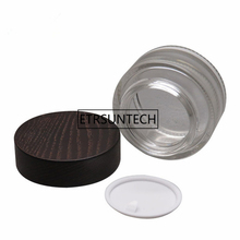 30g glass empty bottle glass jar with bamboo cap glass cream bottle cosmeitc makeup jars Pot F1617 2024 - buy cheap