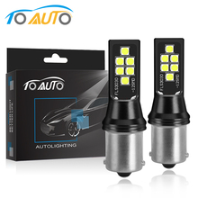 Bombillas LED para intermitente de coche, luces de freno de marcha atrás, lámpara de 12V, 1156 BA15S P21W PY21W BAU15S 1157 BAY15D P21/5W R5W DRL, 2 uds. 2024 - compra barato