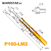 100pcs P160-LM2 Dia 1.5mm Spring Test Probes Pogo Pin Length 24.5mm (Stroke Spring Froce:140g) 2024 - buy cheap