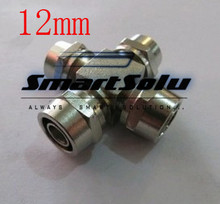 free shipping 2pcs/lots for 12mm hose brass quick connectors Union cross four-way connection four way union 2024 - buy cheap