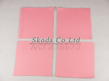 Free shipping 4pcs/lot pink Thermal Pad GPU CPU Heatsink Cooling Conductive Silicone 100*100*1.0mm Thermal Conductivity 4w/m-K 2024 - buy cheap