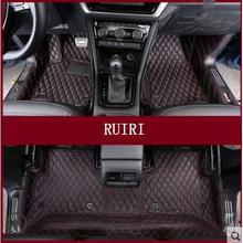 Good quality rugs! Full set car floor mats for Volkswagen Touran 5 seats 2019-2015 waterproof durable carpets for Touran 2017 2024 - buy cheap