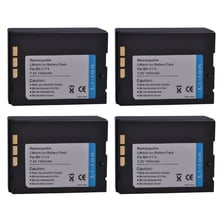 PowerTrust 4Pcs BN-V114 1550mAh BN V114 V114U Battery for JVC GR-DVP1 GR-DX100EK GR-DX45 GR-DVP3 GR-DX106 GR-DX48 GR-DVP3 Camera 2024 - buy cheap