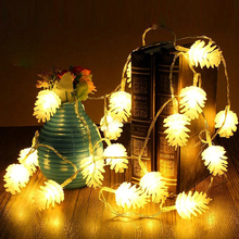 10leds 20leds 30leds 40leds pinecone led string luzes ramadan festa de natal feriado casamento ano novo decoração guirlandas 2024 - compre barato