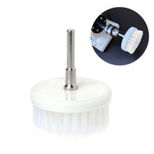 60mm White Soft Drill Powered Brush Head For Cleaning Car Carpet Bath Fabric New C90A 2024 - buy cheap